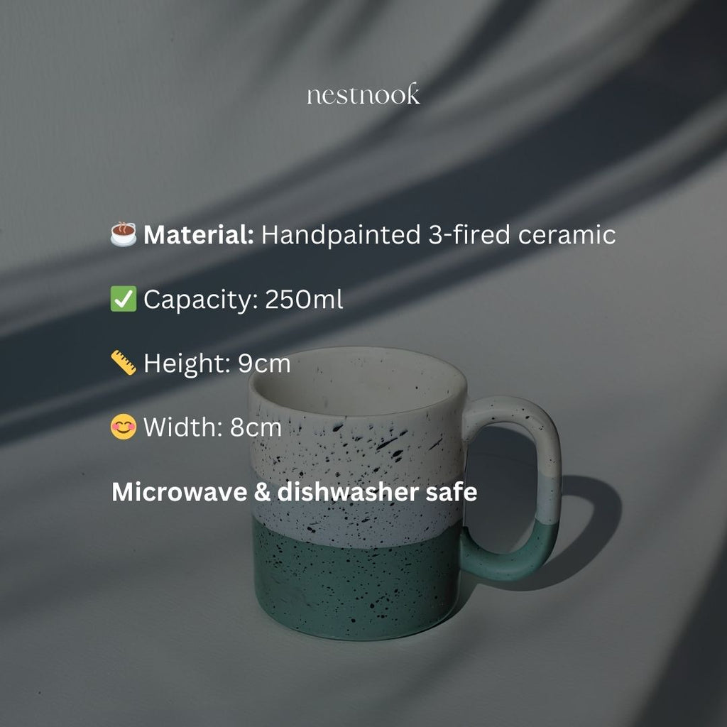 Shades of Green Matte Mug