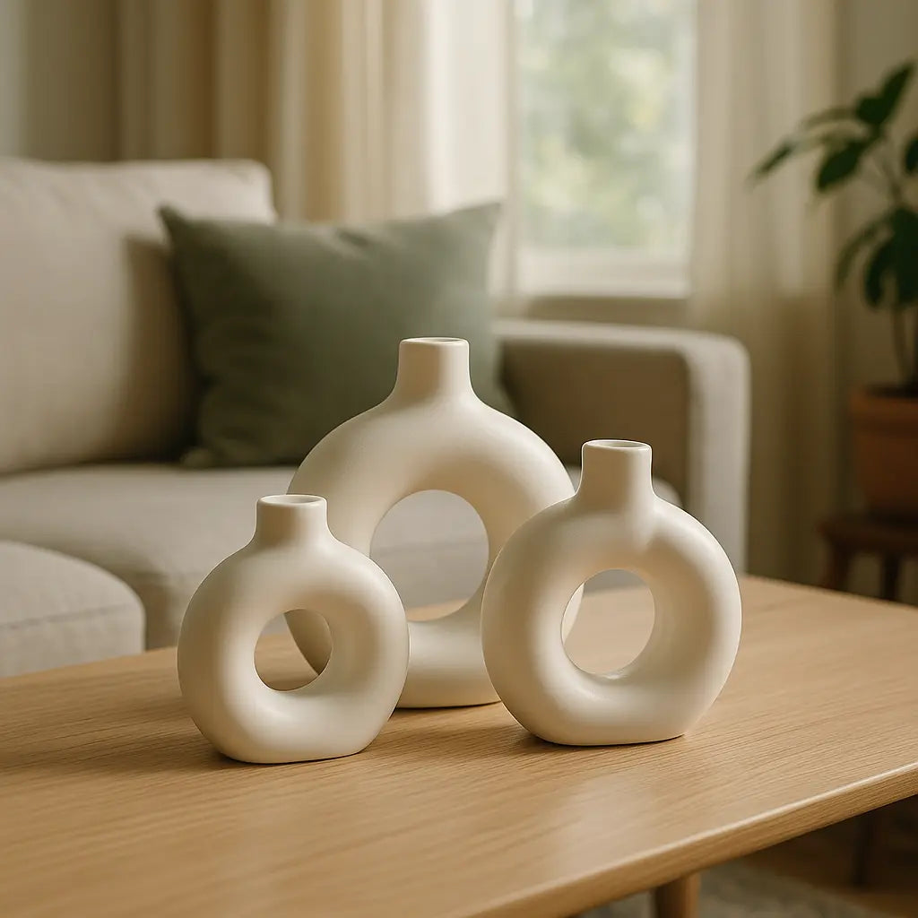 Donut Vases Trio (set of 3)