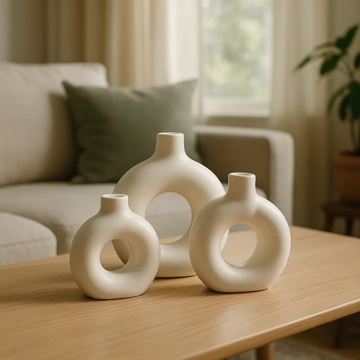 Donut Vases Trio (set of 3)