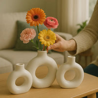 Donut Vases Trio (set of 3)