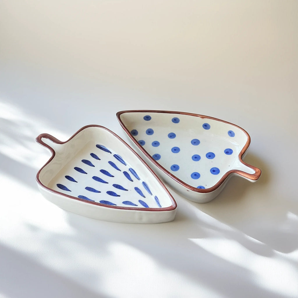 Leafs Serving Plates Set | Large