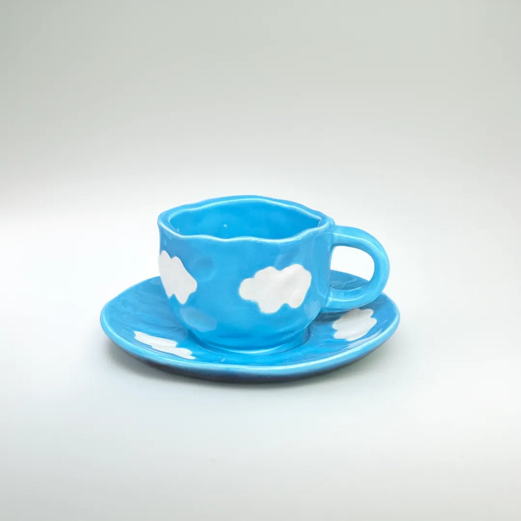 Blue Sky Mug & Saucer Set