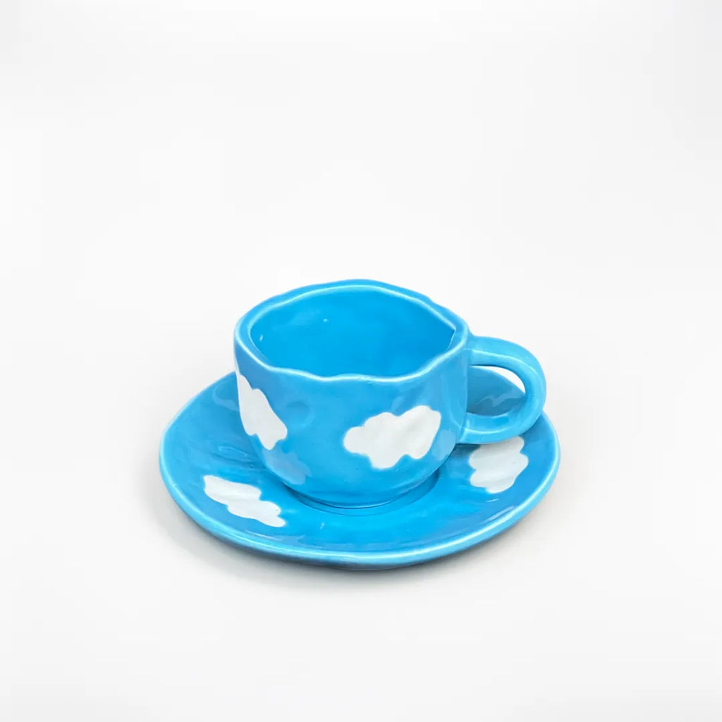 Blue Sky Mug & Saucer Set