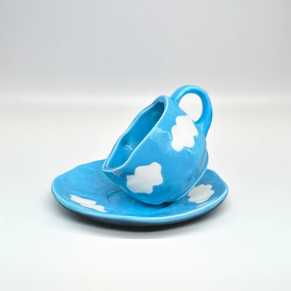 Blue Sky Mug & Saucer Set