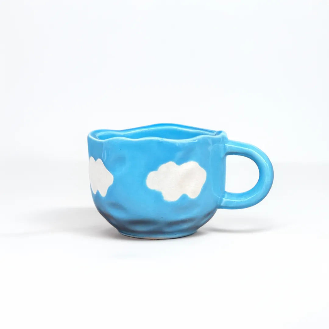 Blue Sky Mug & Saucer Set
