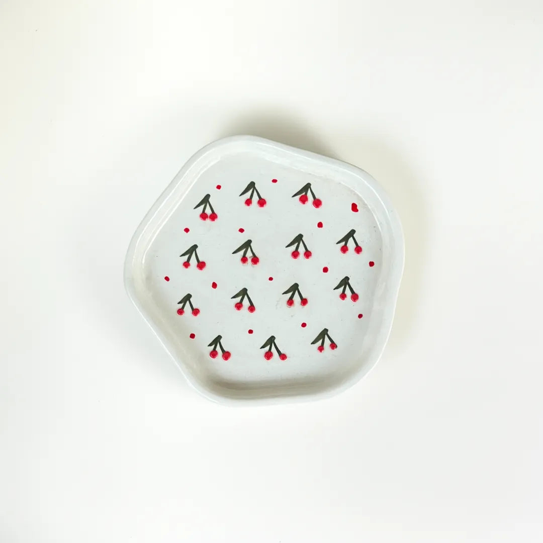 Embossed Cherries Breakfast Set