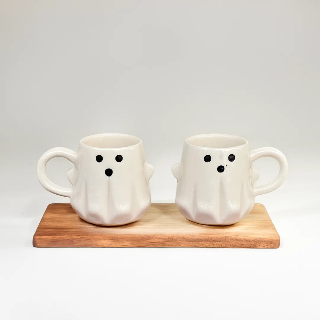 BOO! Ghost Mugs (set of 2)