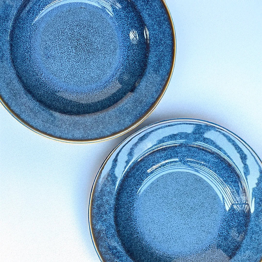 Space Blue Pasta Bowls (set of 2)