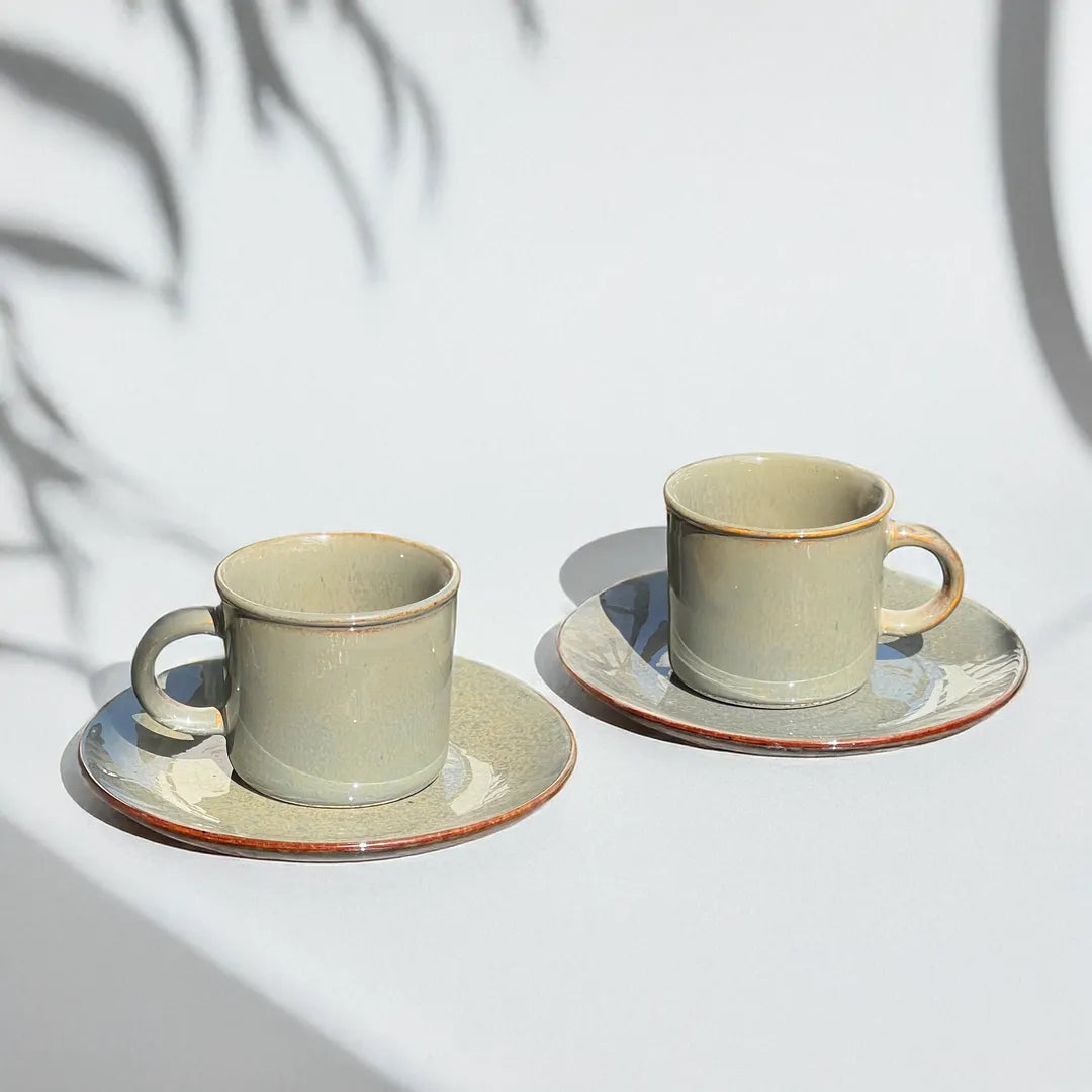 Sea Gray Snack Sets (Set of 4)