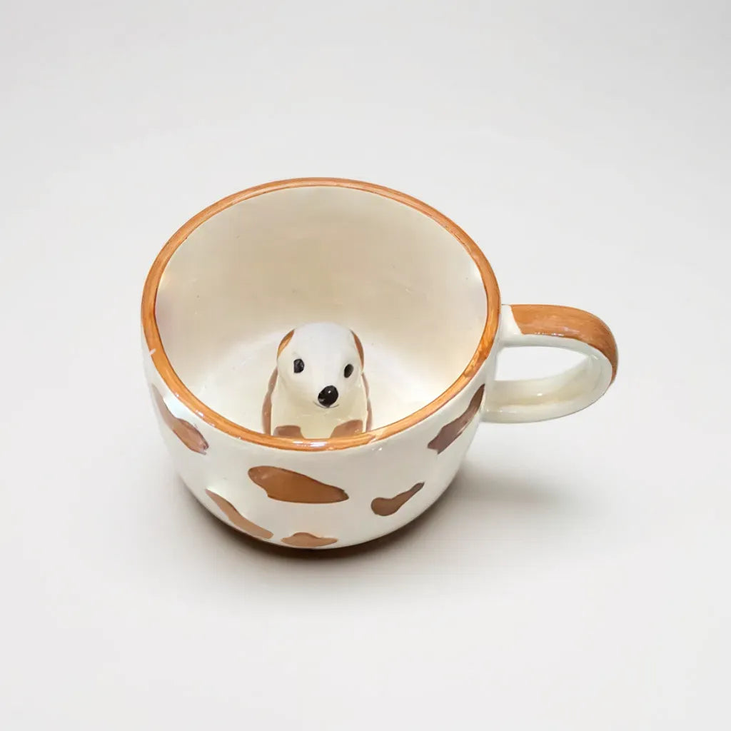 Peeping Puppy Mug