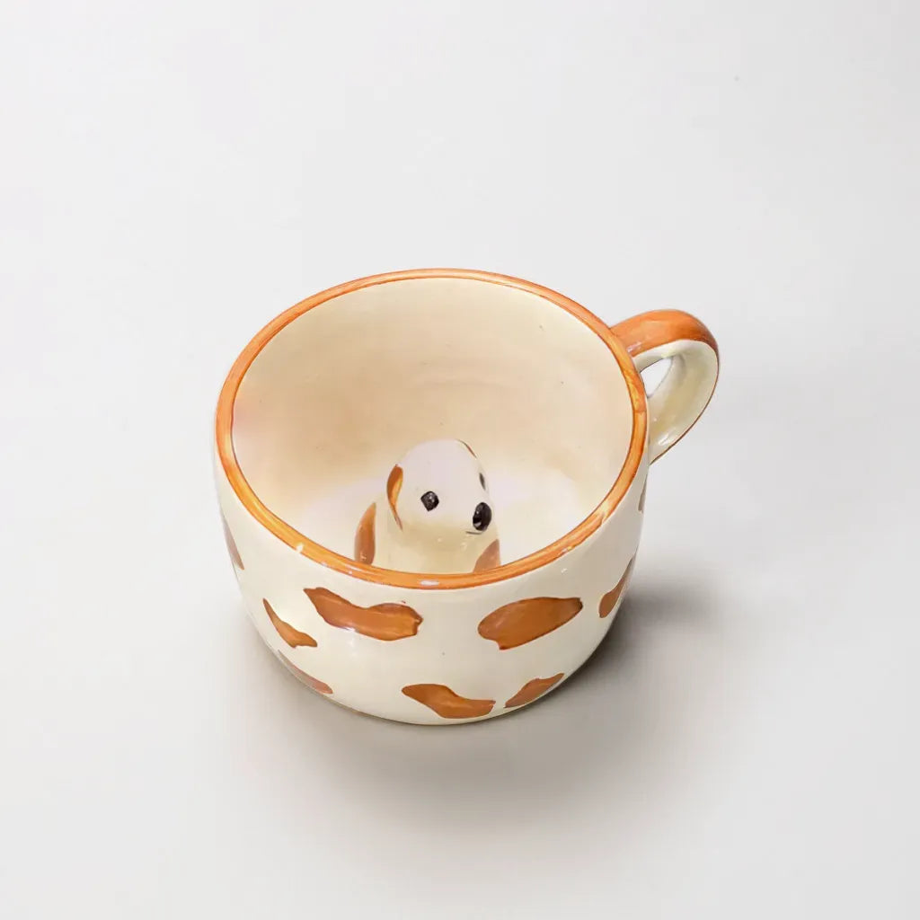Peeping Puppy Mug