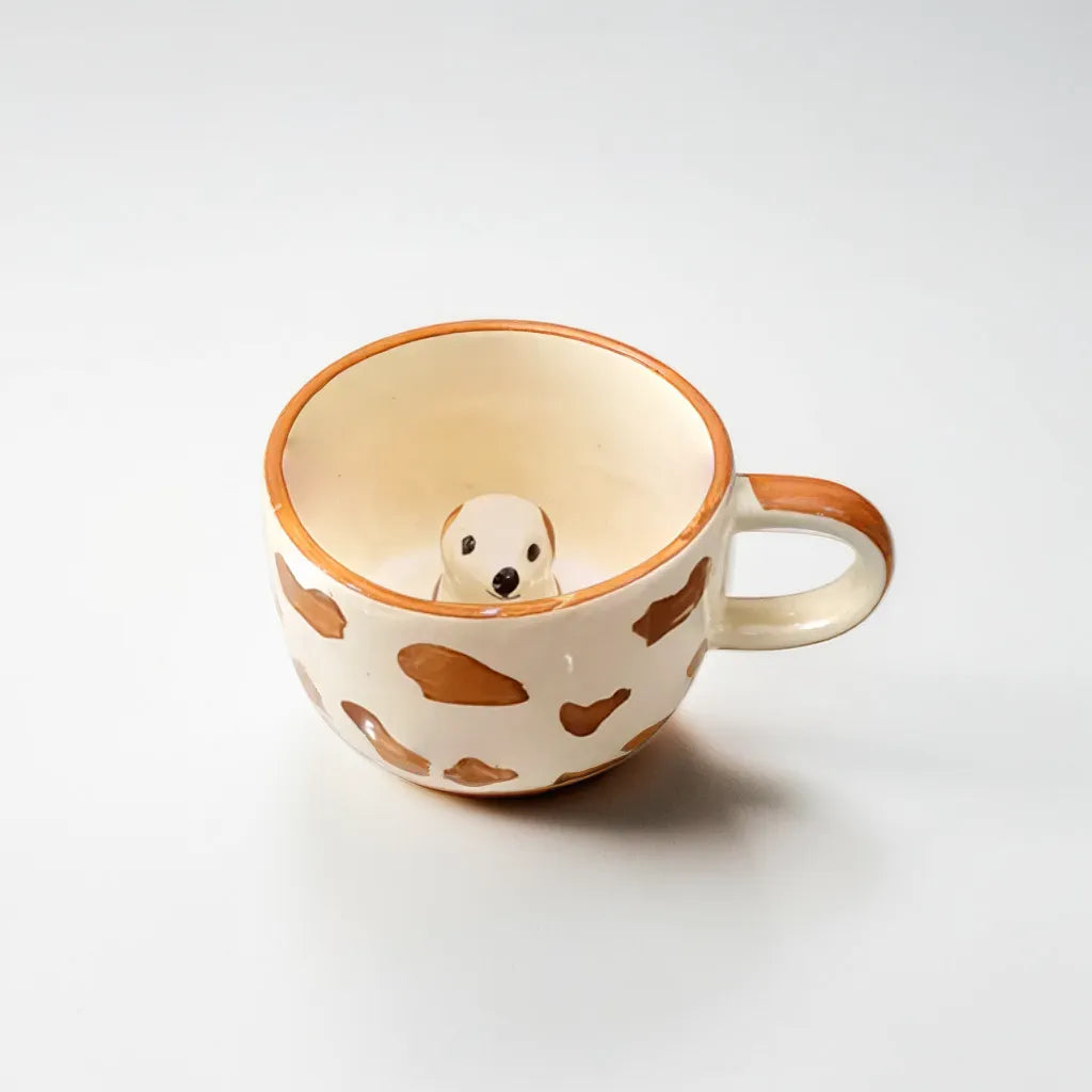 Peeping Puppy Mug