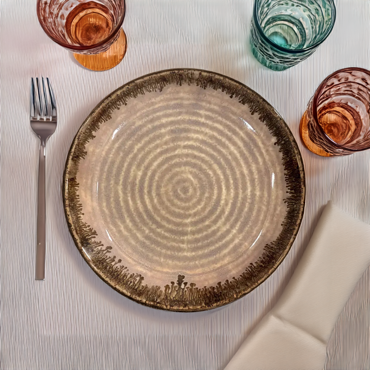 Nature's Spiral Snack Plate