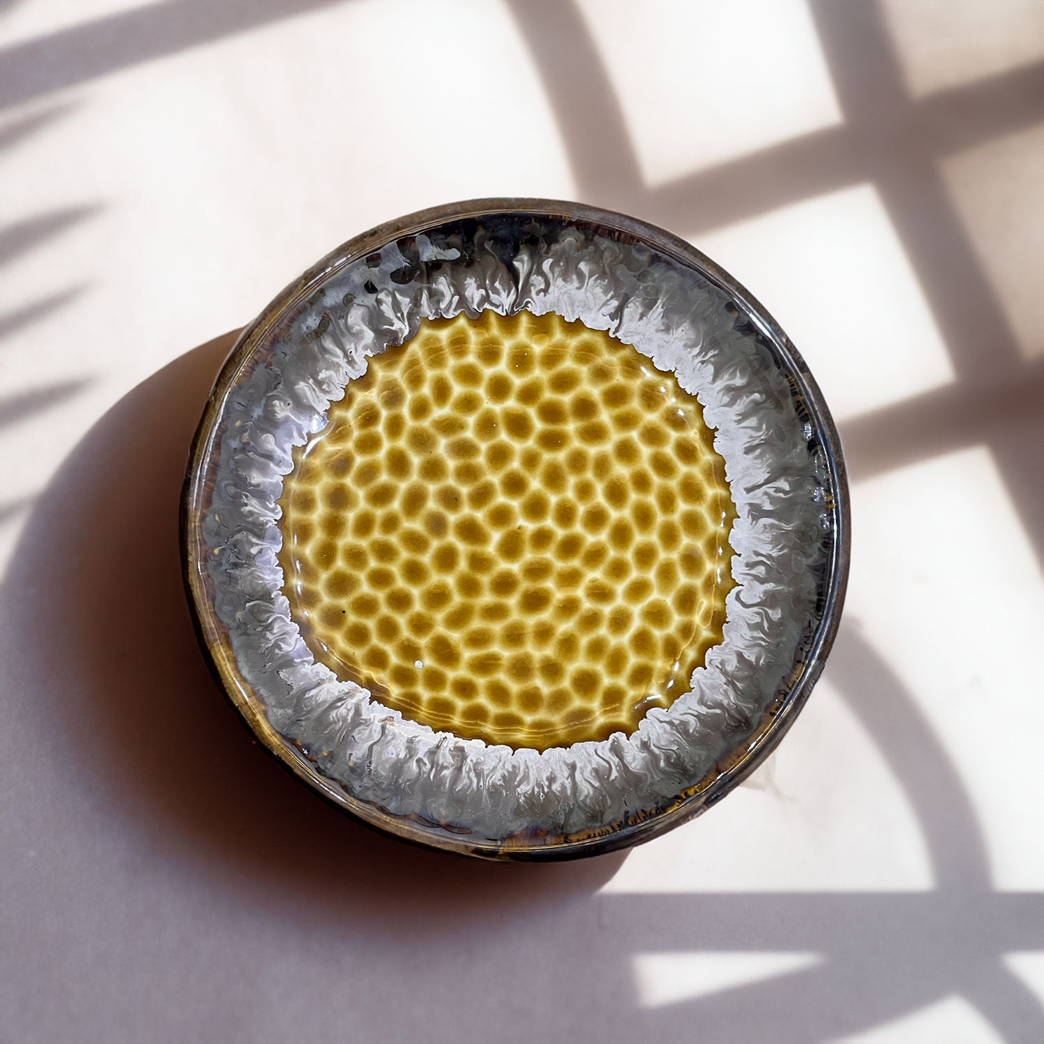 Honeycomb Smoke Snack Plate